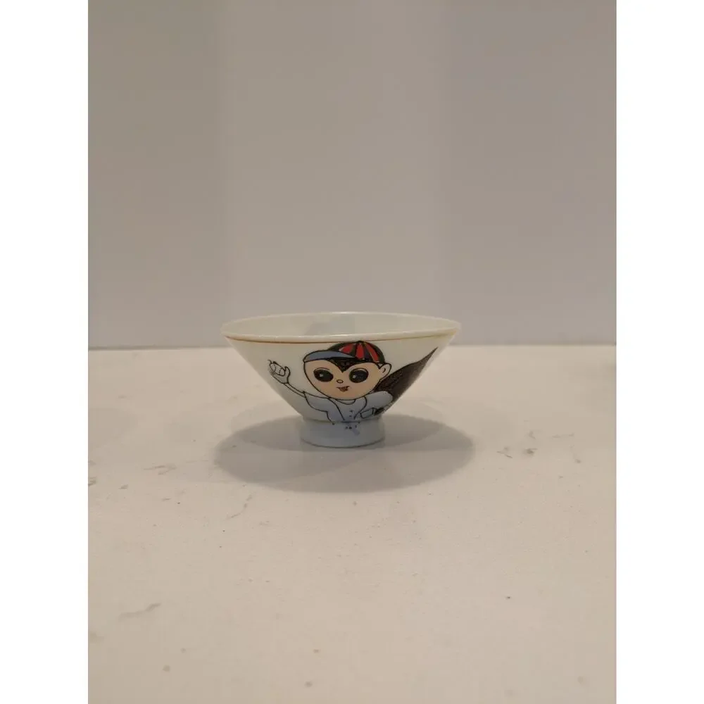 Chinese Rice Bowls Unique Characters Set Of 6. Like Anime Characters.
